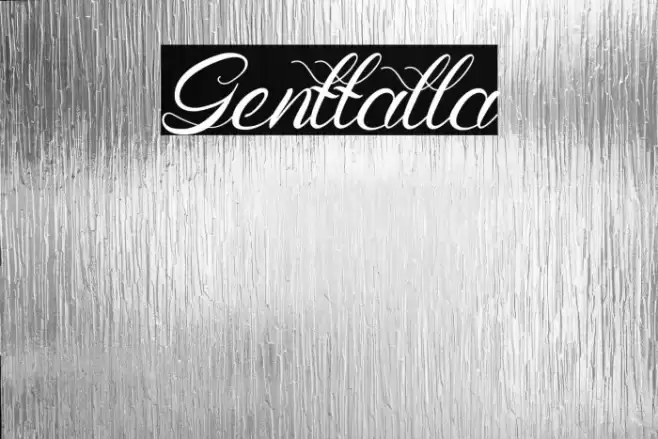 Genttalla Font examples