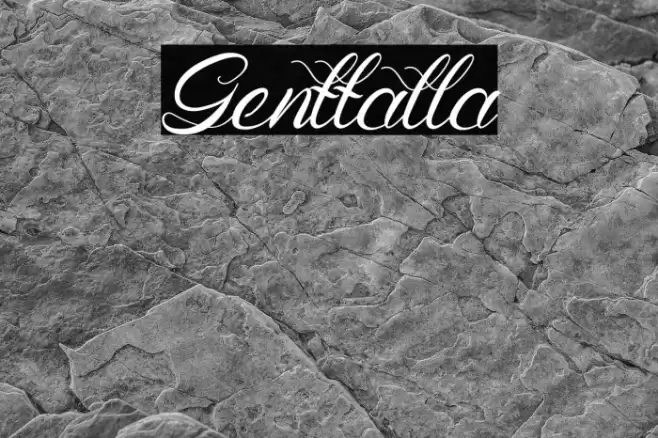 Genttalla Font examples