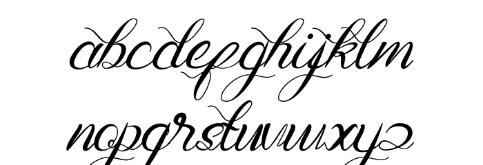 Genttalla Font LOWERCASE