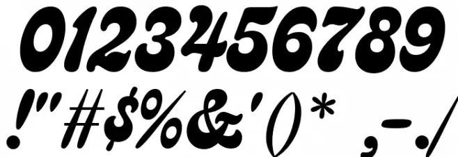 Genty Demo Regular Font OTHER CHARS