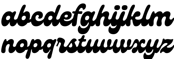 Genty Demo Regular Font LOWERCASE