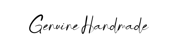 Genuine Handmade  免费字体下载