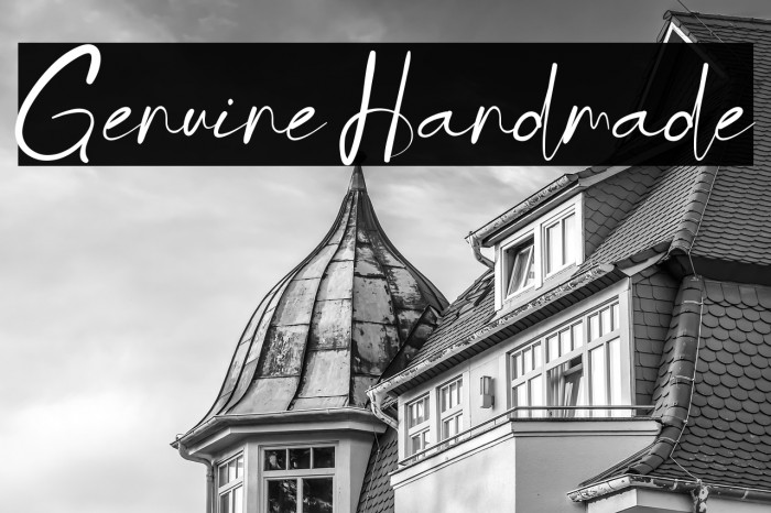 Genuine Handmade Example 1