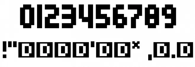 Genuine Font OTHER CHARS