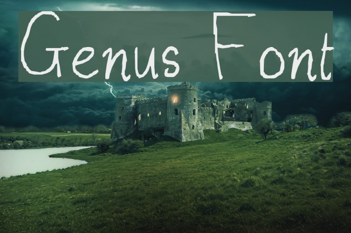 Genus Font examples