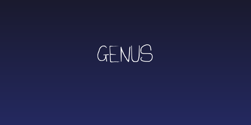 Genus Social Header