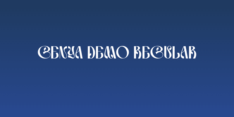 Genya DEMO Regular Social Header