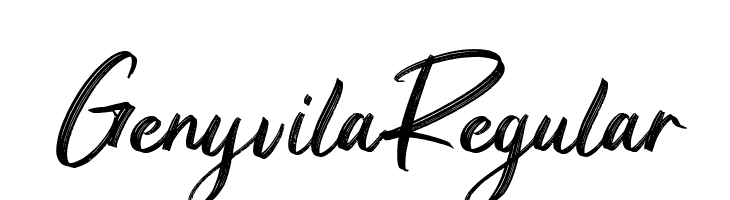 Genyvila Regular  Fuentes Gratis Descargar