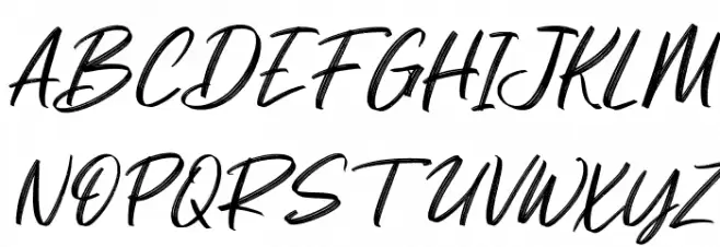 Genyvila Regular Schriftart Groß