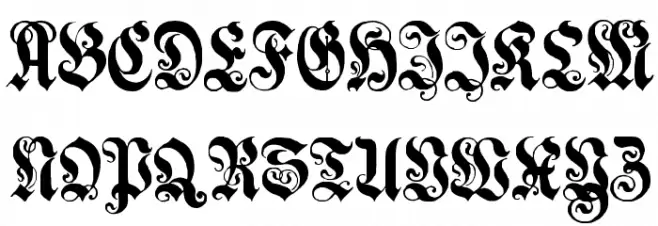 Genzsch Et Heyse Alternate Polices MAJUSCULES