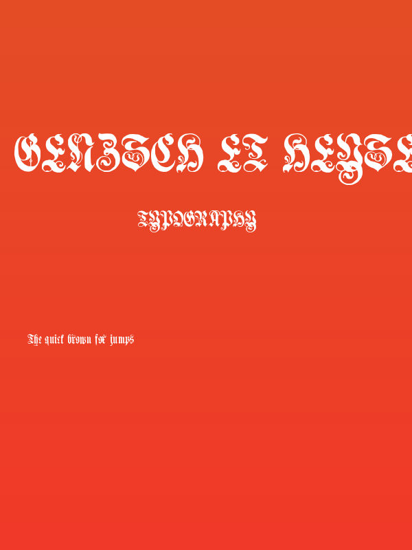 Genzsch Et Heyse Alternate Poster