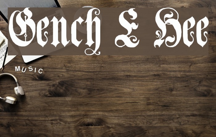 Genzsch Et Heyse Font examples