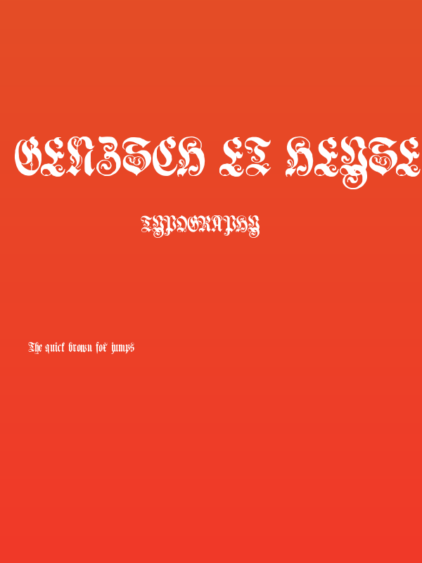 Genzsch Et Heyse Poster