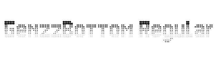 GenzzBottom Regular Font