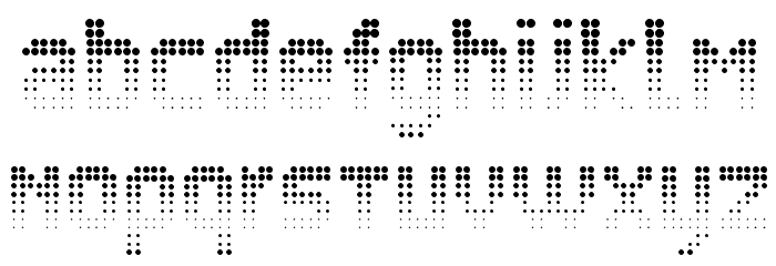 GenzzBottom Regular Font LOWERCASE