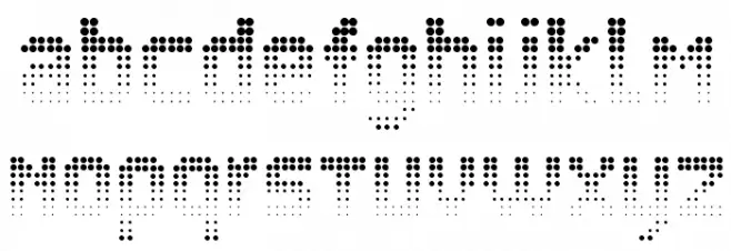 GenzzBottom Regular 字体 小写