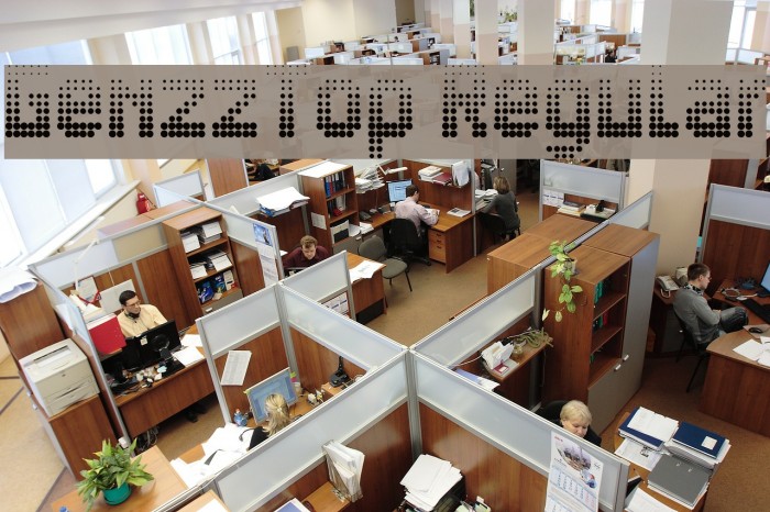 GenzzTop Regular Font examples