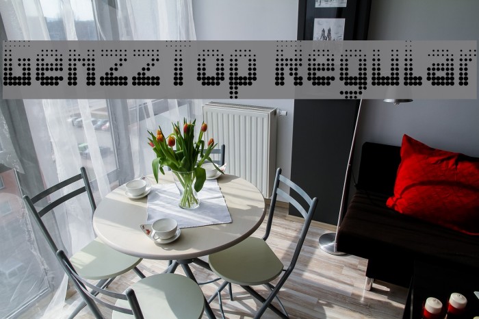 GenzzTop Regular Font examples