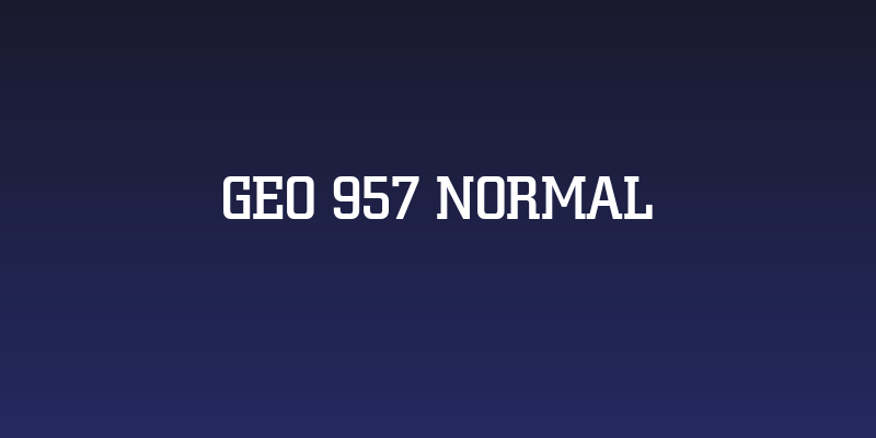 Geo 957 Normal Social Header