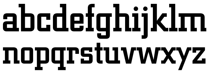 Geo 957 Normal Font LOWERCASE