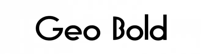 Geo Bold  Скачать бесплатные шрифты