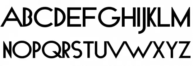 Geo Bold 字体 大写
