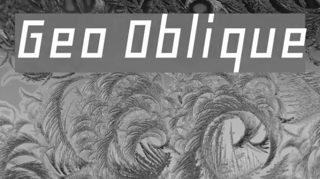 Geo Oblique خط examples