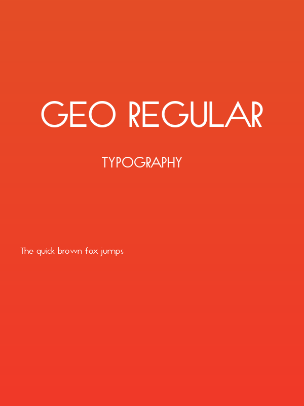 Geo Regular Poster