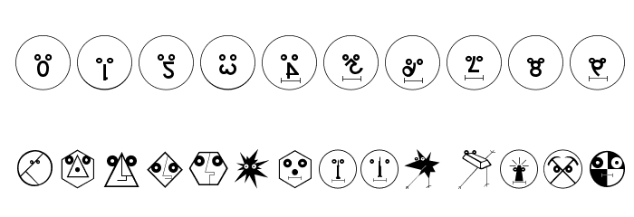 GeoEyesOne Font OTHER CHARS