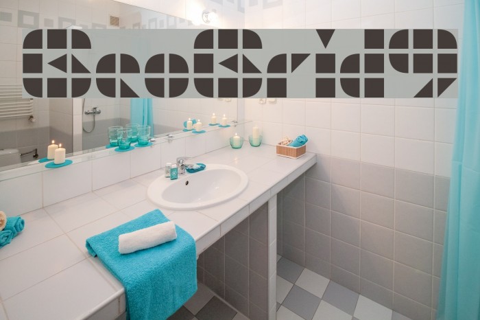 GeoGrid9 Font examples