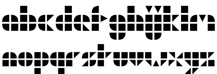 GeoGrid9 Font LOWERCASE