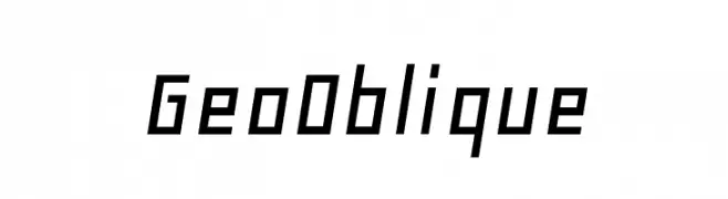 GeoOblique  font caratteri gratis