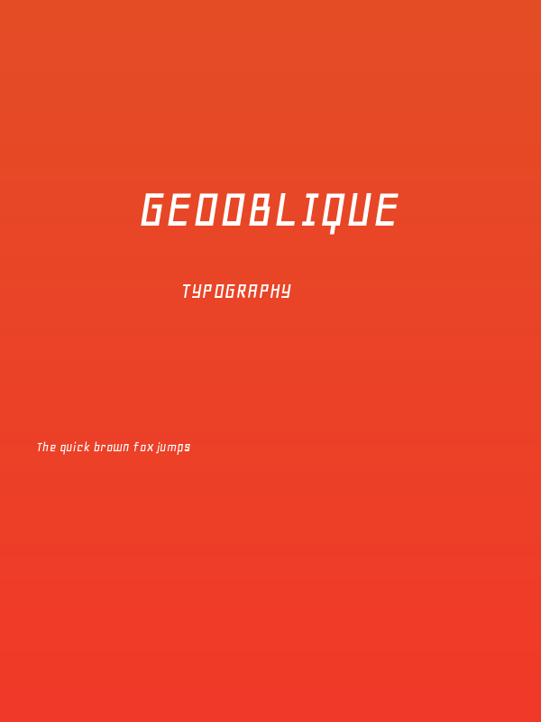 GeoOblique Poster