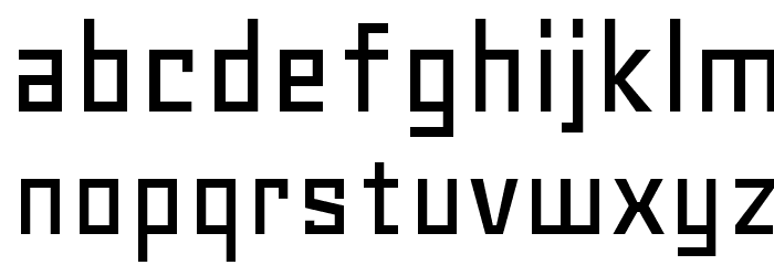 Geo Font LOWERCASE