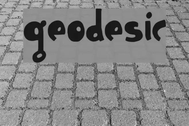 Geodesic フォント examples