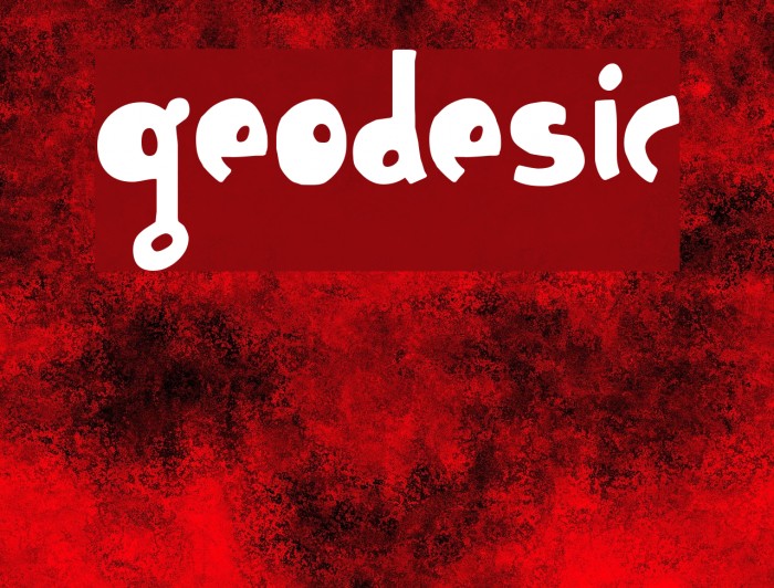 Geodesic Font examples
