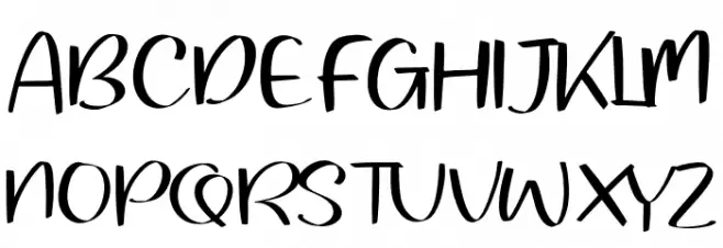 Geofani Kids Font UPPERCASE