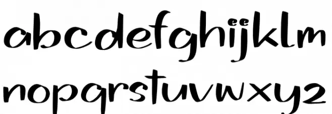 Geofani Kids Font LOWERCASE
