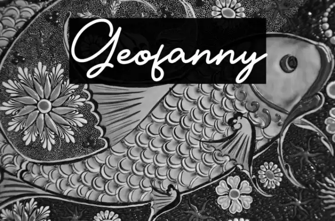 Geofanny Font examples