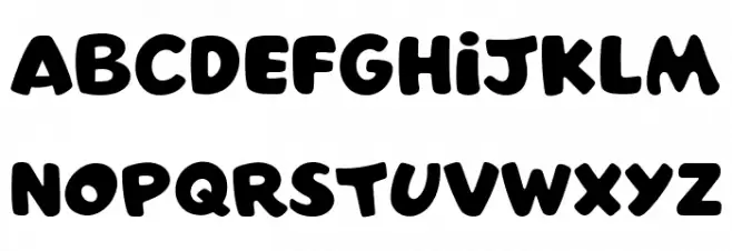 Geoffrey Bold Schriftart Groß