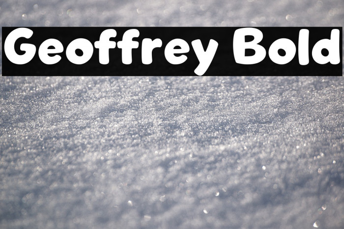 Geoffrey Bold Example 1