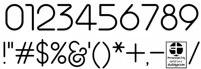 Geoma Light Demo Font OTHER CHARS