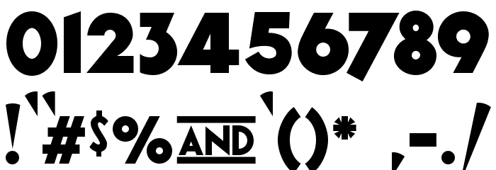 Geomancy Extra Bold Font OTHER CHARS