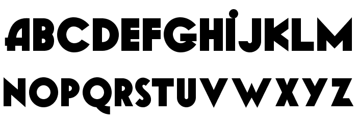 Geomancy Extra Bold Font LOWERCASE