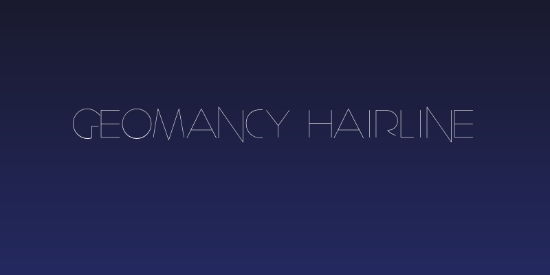 Geomancy Hairline Social Header