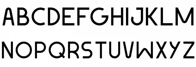 Geomaniac Demo Schriftart Groß