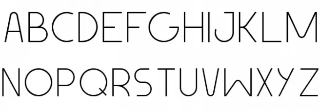 Geomaniac Demo Schriftart Kleinbuchstaben