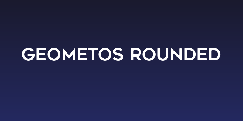 Geometos Rounded Social Header