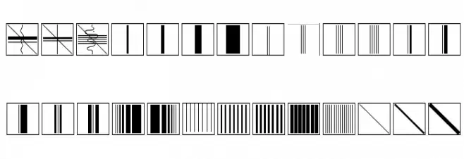 GeometricConstructs フォント 小文字