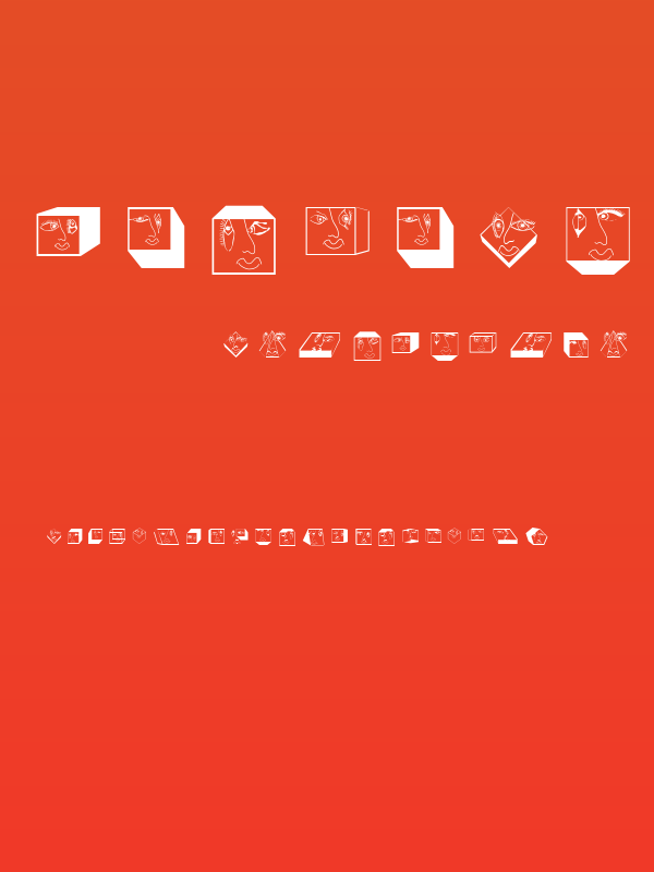 GeometricFaces Poster